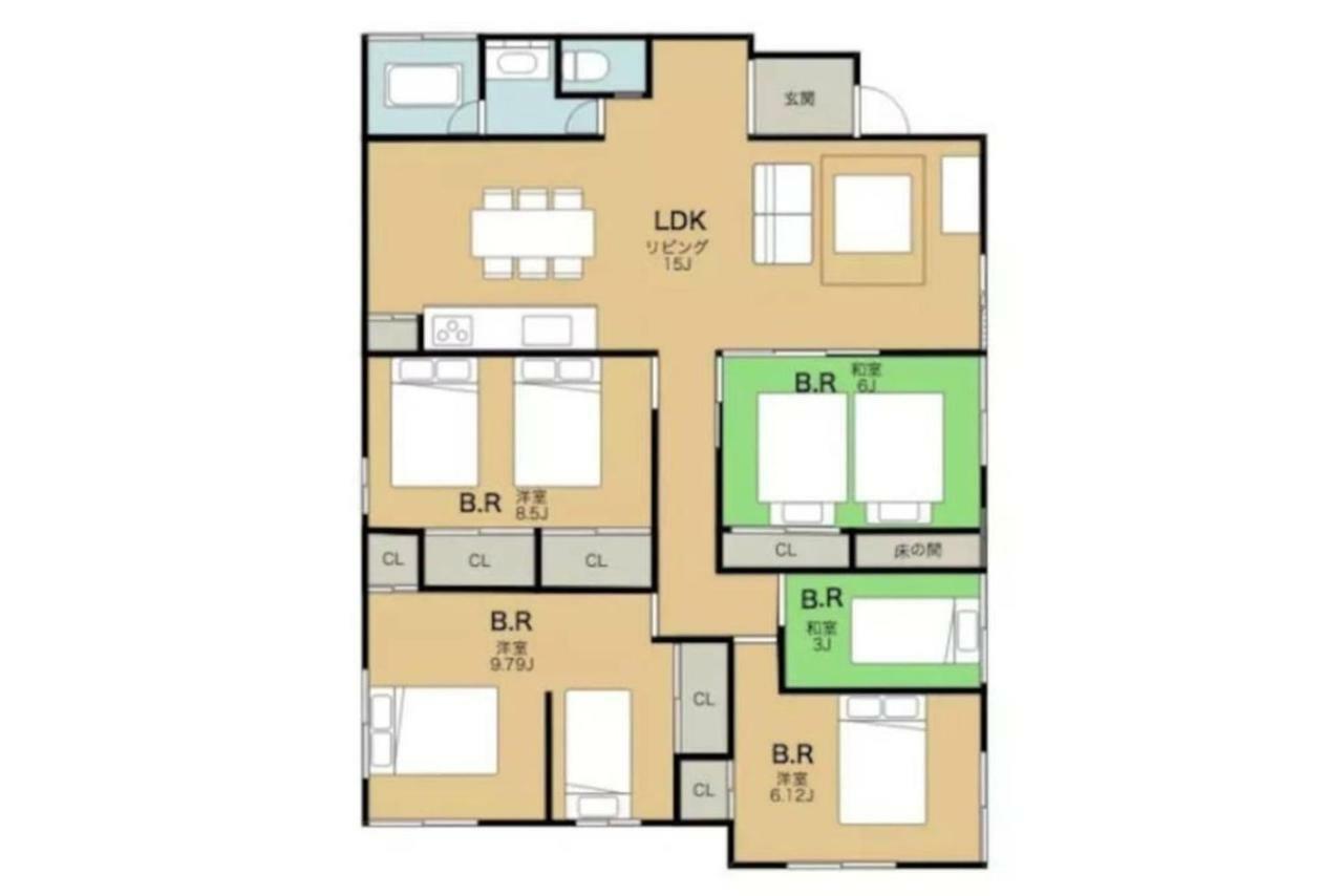 הוילה נאהא Terrace House Tsubokawa מראה חיצוני תמונה
